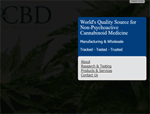 Tablet Screenshot of cbdglobalextracts.com